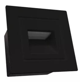 BALIZADOR LED LM2680 FLOW EMBUTIR 3W 3000K PRETO