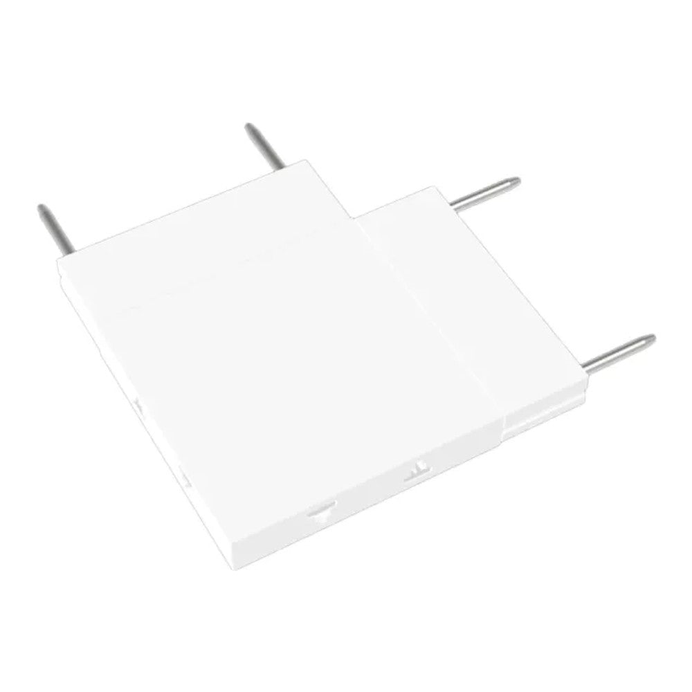 CONECTOR L PARA TRILHO INFINITY 48V BRANCO PIX ILUMINAÇÃO