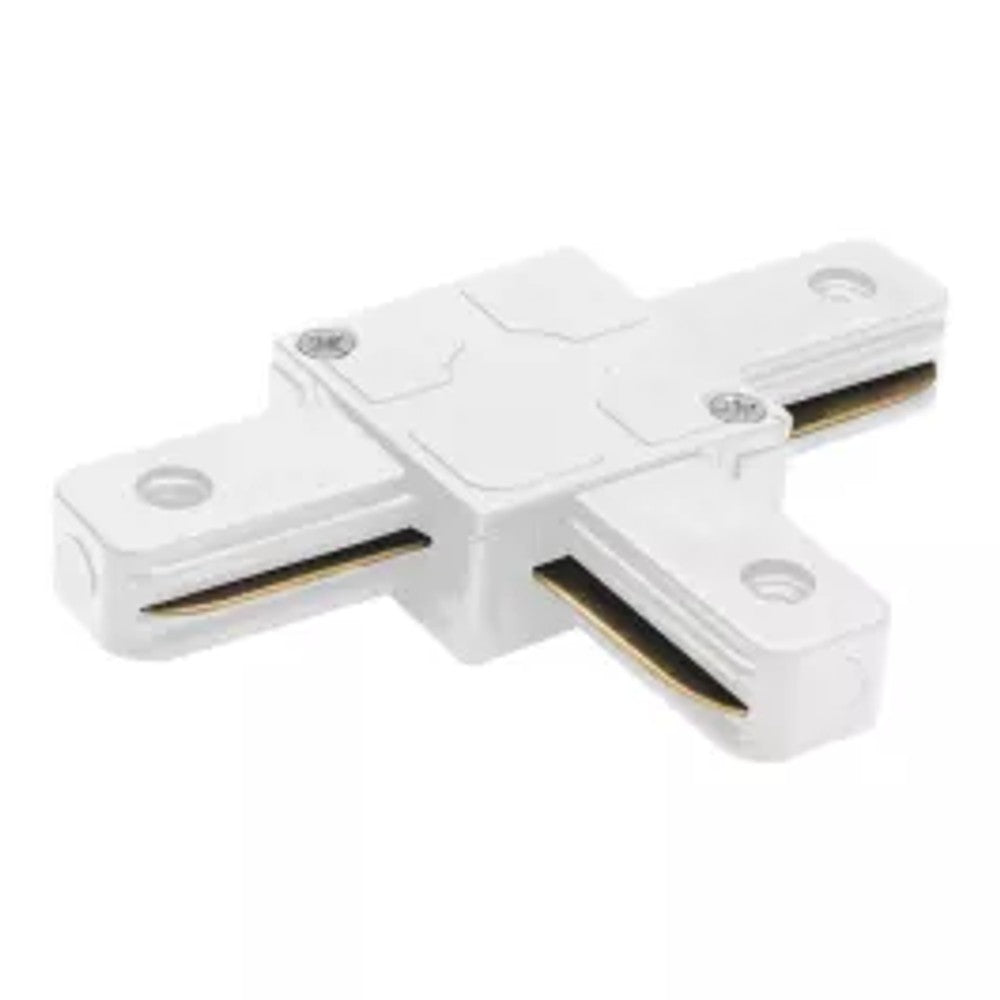 CONECTOR T PARA TRILHO BRANCO PIX ILUMINAÇÃO