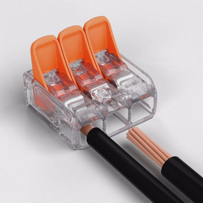 CONECTOR EMENDA 3 POLOS 4MM 221413 WAGO