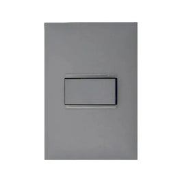 Interruptor Simples Horizontal 10A com Placa Plus Cinza