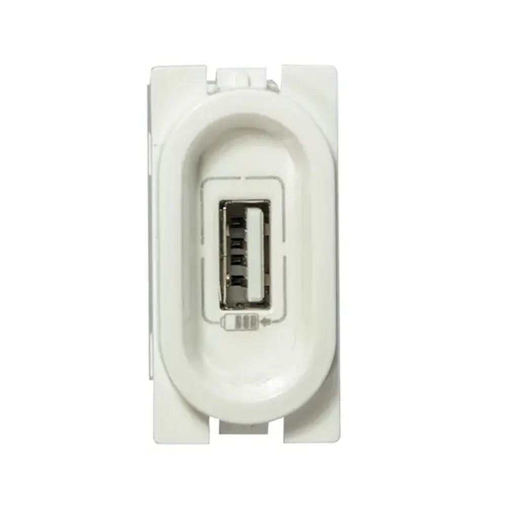 Tomada Modular com USB Tipo A 7,5W PVM3408BC Viva Cemar