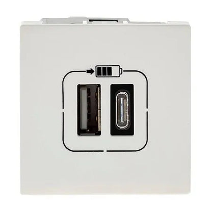 Tomada Módulo com USB Tipo C 615095 BC Plus
