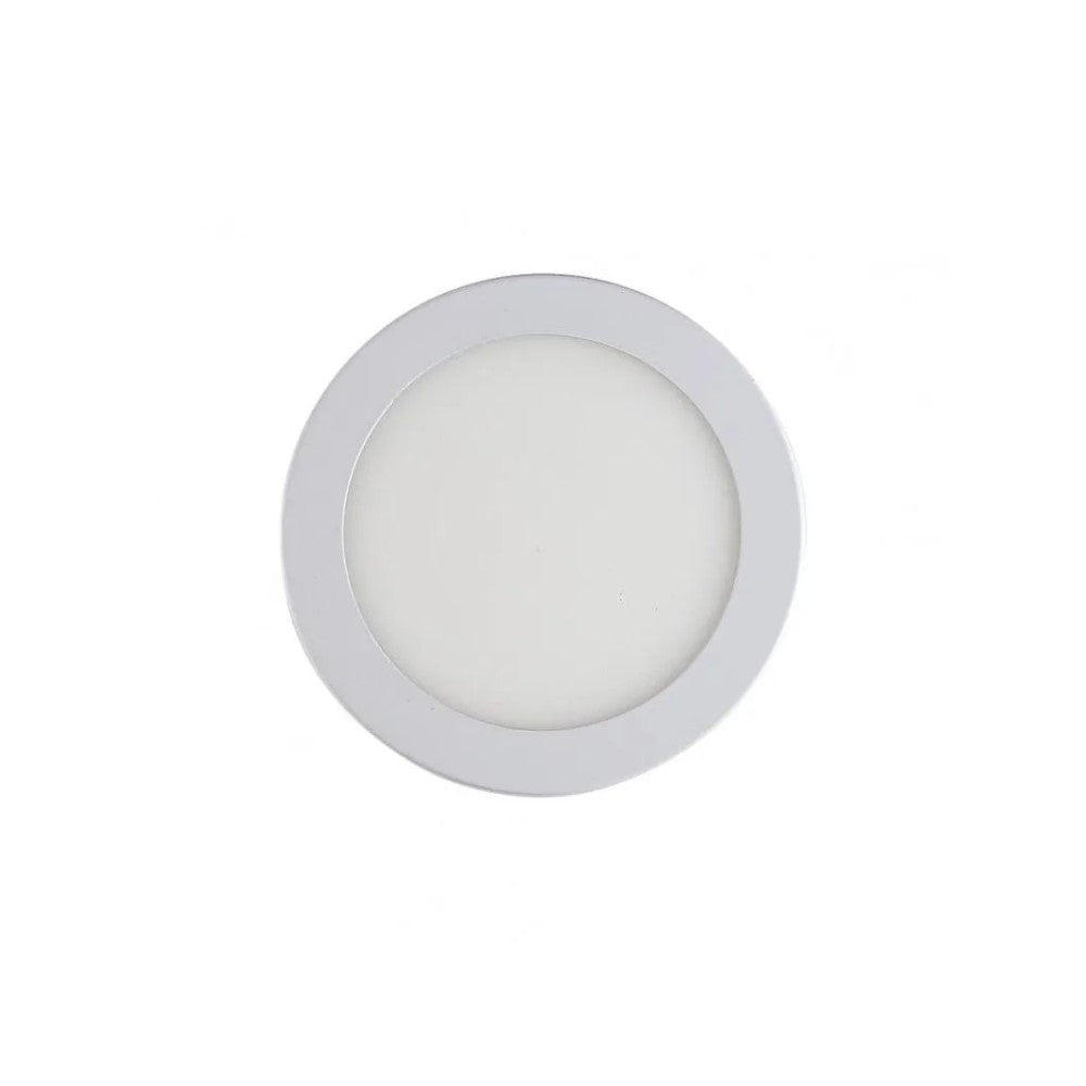 Painel de Embutir Redondo LED 12W 6500K 17cm Branco Bronzearte