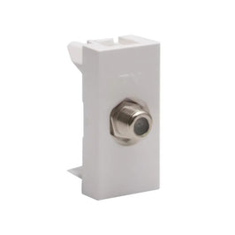 Tomada Modular Antena TV Tipo F Branco JW4202F Matix