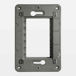 Suporte 2x4 3 Módulos J4703M3 Matix Go Branco