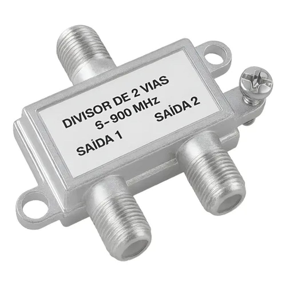 Divisor para Antena 2 Saídas 900MHz Baixa Perda