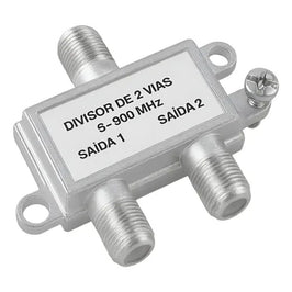 Divisor para Antena 2 Saídas 900MHz Baixa Perda
