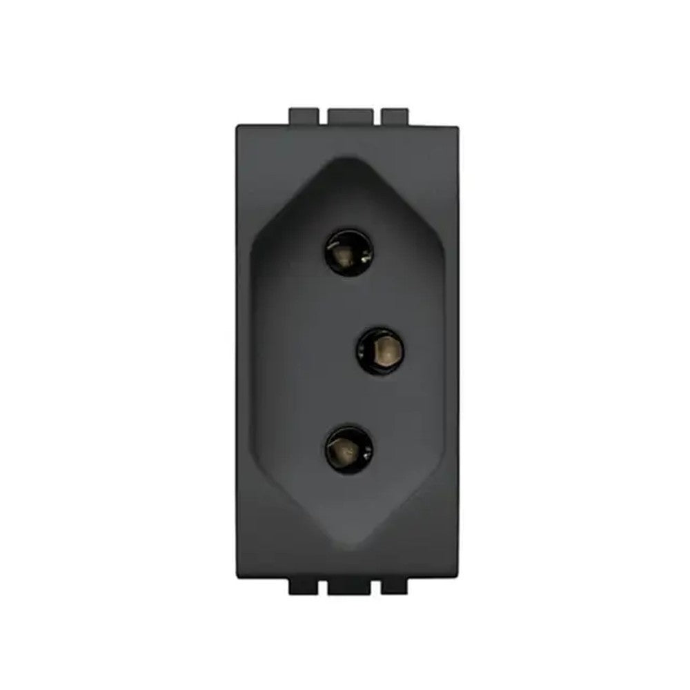 Tomada 2 Polos e Terra 20A 4166S-SL Anthracite Living Light