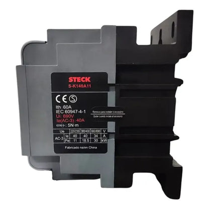 Contator Steck SK140 3 Polos 1NA 1NF 660/220V