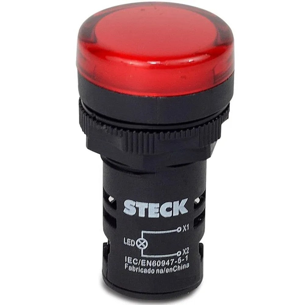 Sinaleiro LED 24V Vermelho SLDS241 Steck