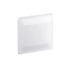 Placa 4x4 Cega Zeffia Branca