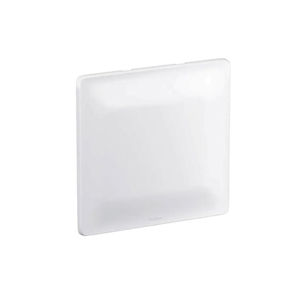 Placa 4x4 Cega Zeffia Branca