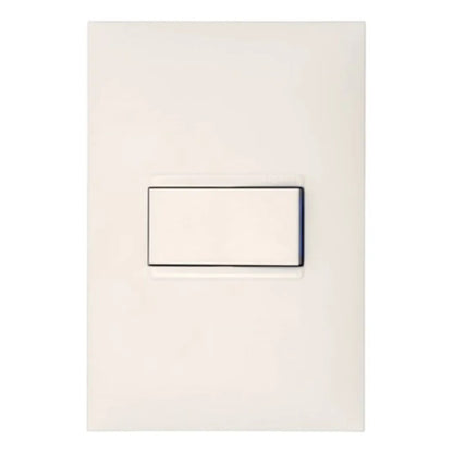 Interruptor Simples Horizontal 10A com Placa Plus Branco