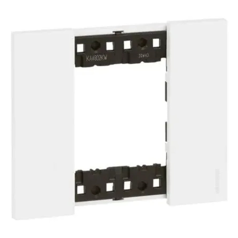 Placa 2x4 para 2 Módulos Living Now Branco KA4802KW