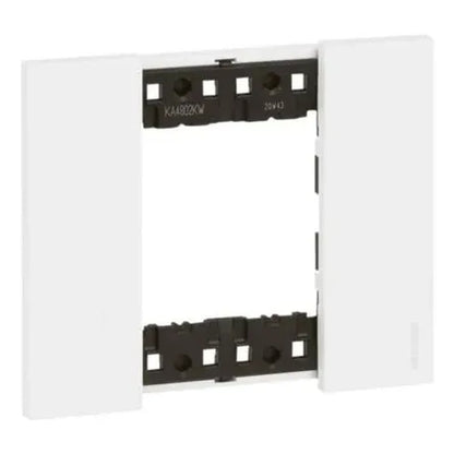 Placa 2x4 para 2 Módulos Living Now Branco KA4802KW