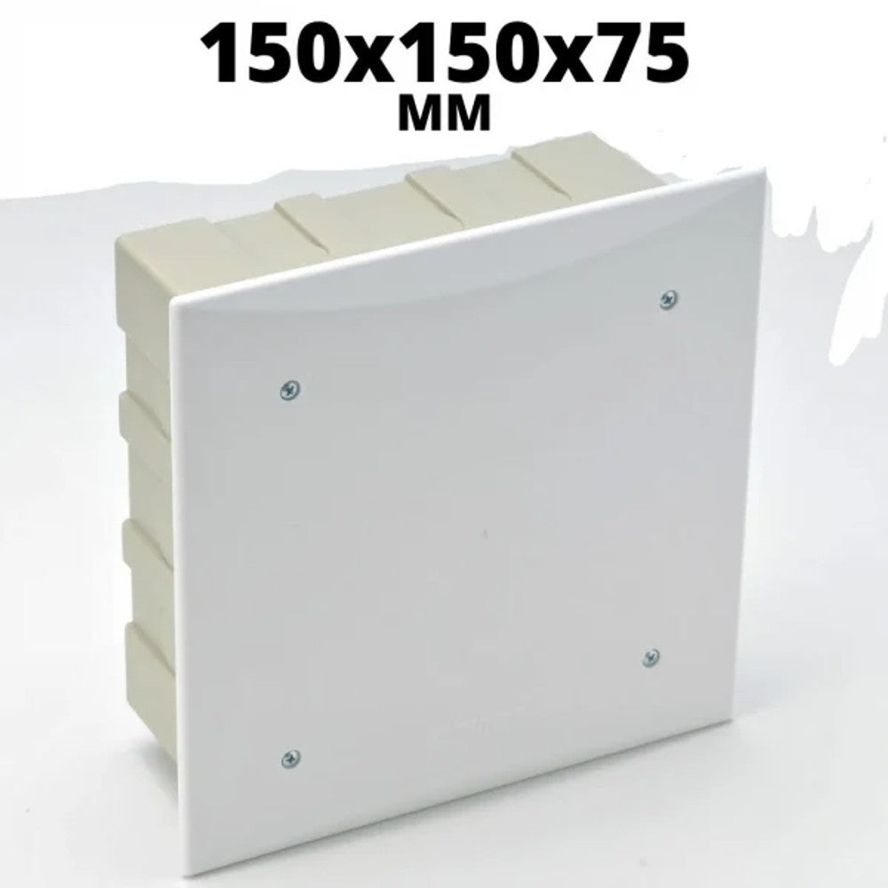 Caixa de Passagem Embutida 150x150x75 PVC 911002 Cemar