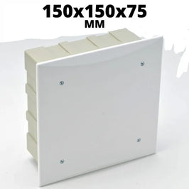 Caixa de Passagem Embutida 150x150x75 PVC 911002 Cemar