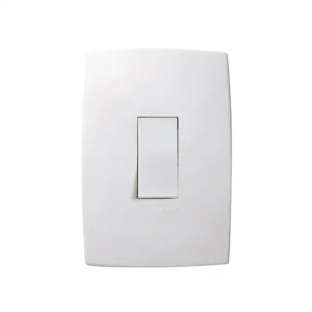 Interruptor Paralelo Vertical 10A com Placa 611101 Plus Legrand Branco
