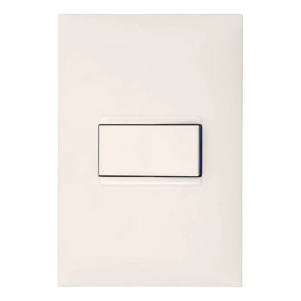 Interruptor Simples Horizontal 10A com Placa Plus Branco