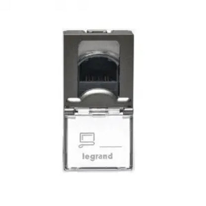 Tomada Módulo RJ45 CAT6 Magnésio 572802B Arteor Legrand