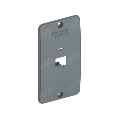 Tampa para Condutor Cinza 1 Polegada 4RJ45 913648 Cemar