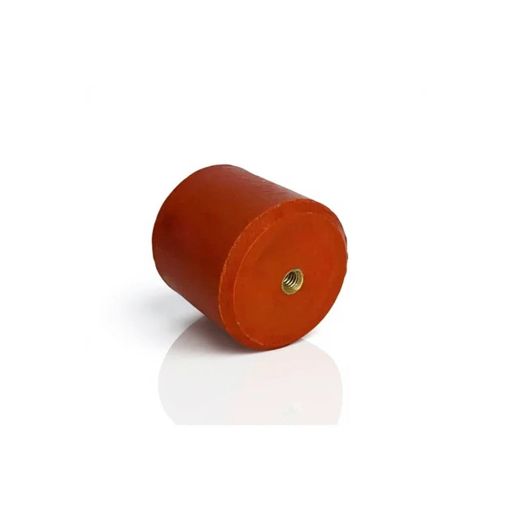 Isolador Epóxi 16mm x 25mm Rosca M6 Laranja