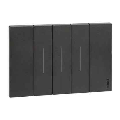 Placa 2x4 para 3 Módulos Linha LNOW Black KA4803KG Gelo