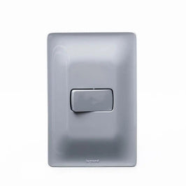 Interruptor Paralelo 10A com Placa Cinza 680105CZ Zeffia Legrand
