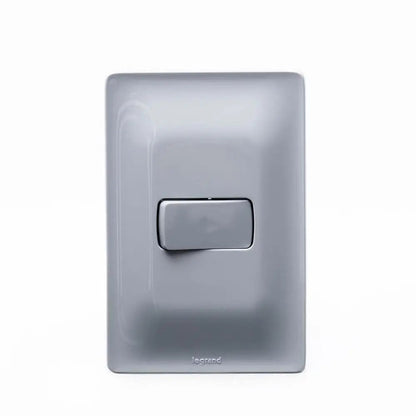Interruptor Paralelo 10A com Placa Cinza 680105CZ Zeffia Legrand