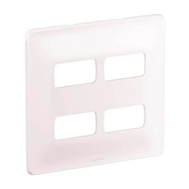 Placa 4x4 2 Postos Zeffia Branco