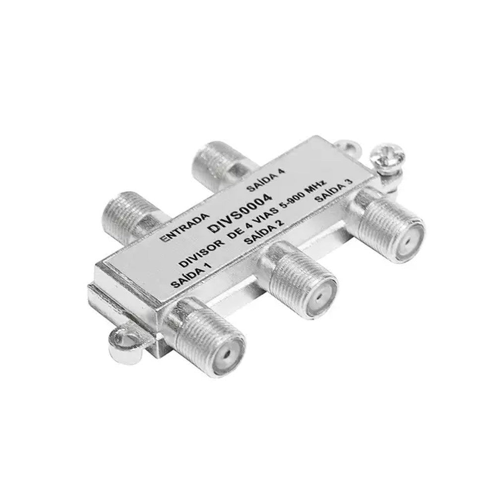 Divisor para Antena 4 Saídas 5/900MHz