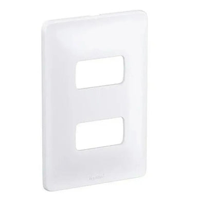 Placa 2x4 2 Postos Separados Zeffia 680182 Branco