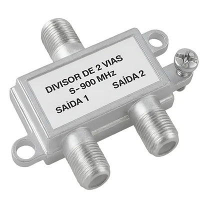 Divisor para Antena 2 Saídas 900MHz Baixa Perda