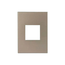 Placa 2x4 2 Postos Quadrada Champagne Arteor 571502B