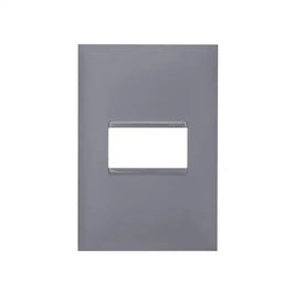Placa 2x4 2 Postos Pialplus Plus Cinza