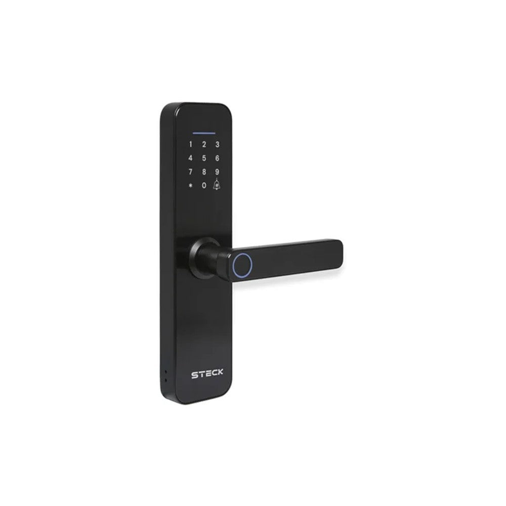 Fechadura Digital Inteligente Wi-Fi Steck Smarteck Preta