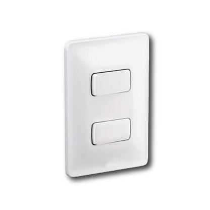 Interruptor Simples e Paralelo 10A com Placa Zeffia 680103 GL Branco