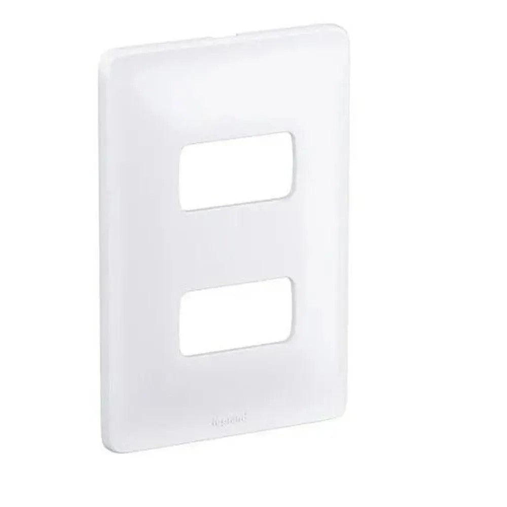 Placa 2x4 2 Postos Separados Zeffia 680182 Branco