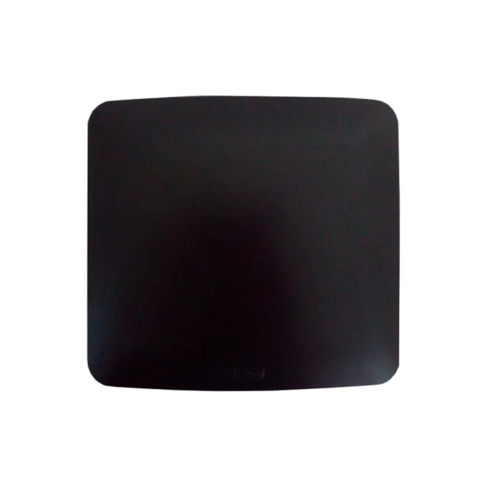 Placa 4x4 Cega Zeffia Preto 680173PT-ZEFFIA