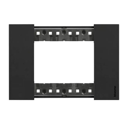 Placa 2x4 para 3 Módulos Linha Notte Living NOW KA4803DG LNOW GL
