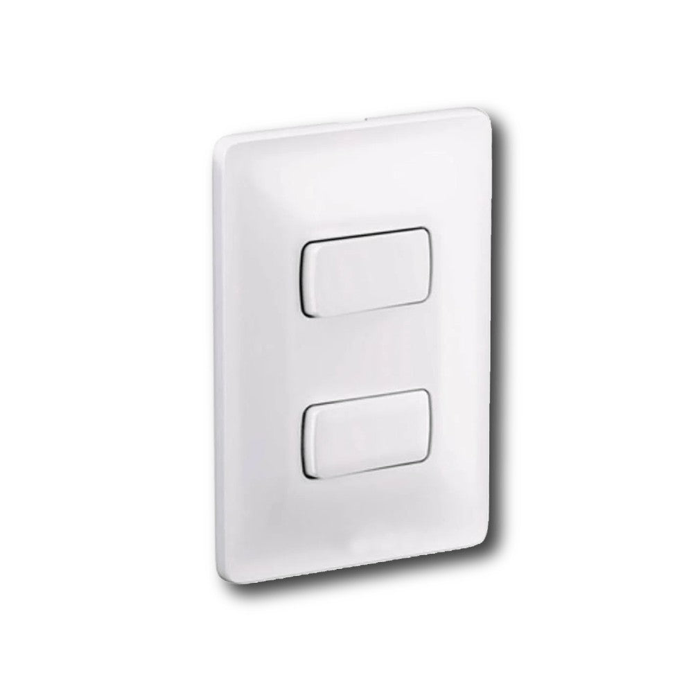 Interruptor Simples e Paralelo 10A com Placa Zeffia 680103 GL Branco
