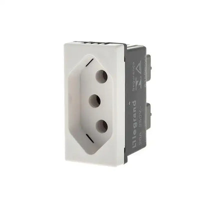Tomada Módulo 2P T 20A Branco 615060BC Plus Legrand