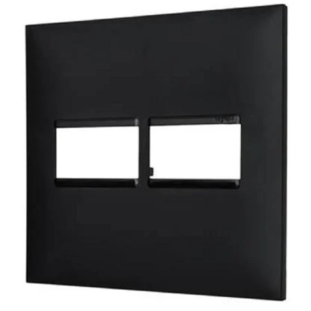 Placa 4x4 2 Postos 618511 Preto Plus