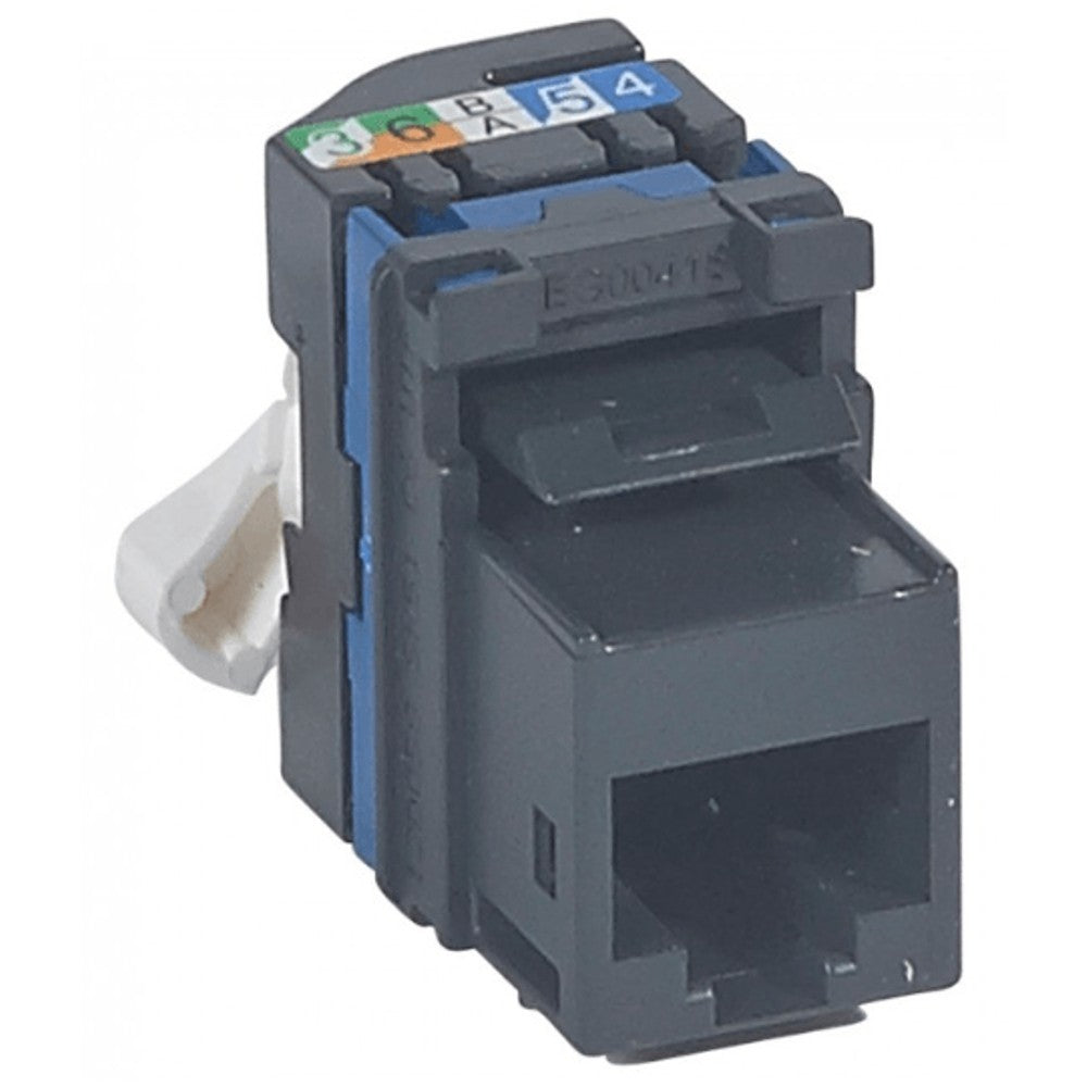 Conector RJ45 Fêmea CAT6 Cinza com 24 Peças Cemar