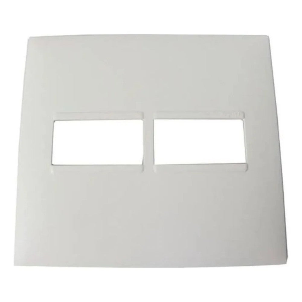 Placa 4x4 2 Postos Pial Plus Cinza