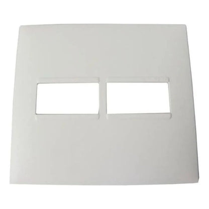 Placa 4x4 2 Postos Pial Plus Cinza