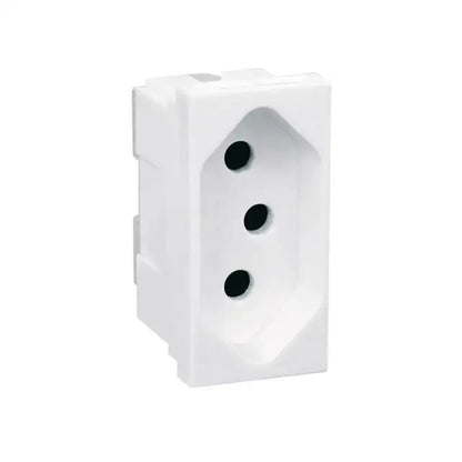 Tomada Modular 2 Polos e Terra 10A 615040 Plus