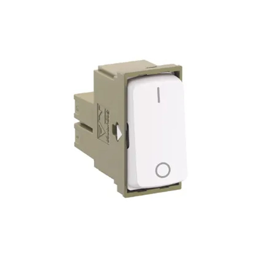 Interruptor Módulo Bipolar Simples 25A 250V 680154 Branco Zeffia
