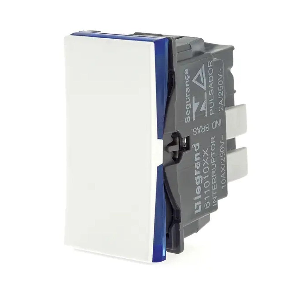 Interruptor Módulo Paralelo 10A Branco Pial Plus 611011BC